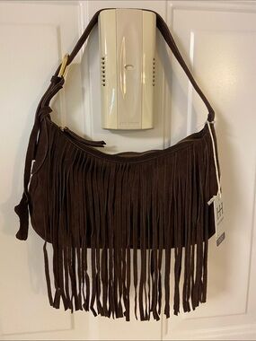 🤎Brown Suede Fringe Shoulder Bag🤎